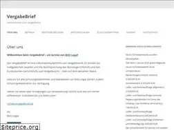 Sites similar to vergabebrief.de