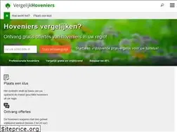 Sites similar to vergelijkhoveniers.nl