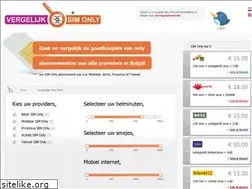 Sites similar to vergelijksimonly.be