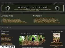 Sites similar to vergessener-beton.de