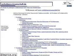 Sites similar to verhaltenswissenschaft.de