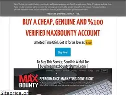 Sites similar to verified-maxbounty-account.blogspot.com