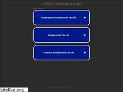 Sites similar to verifiedperson.com