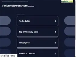 Sites similar to verjusrestaurant.com