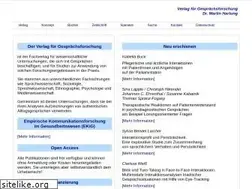 Sites similar to verlag-gespraechsforschung.de