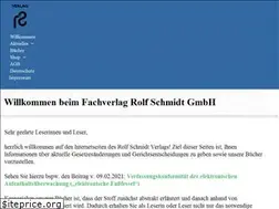 Sites similar to verlag-rolf-schmidt.de