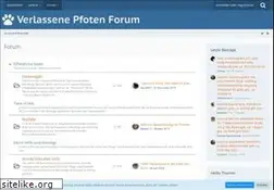 Sites similar to verlassene-pfoten.de