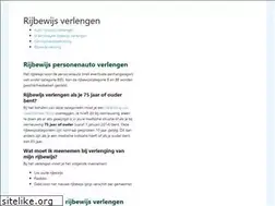 Sites similar to verlengenrijbewijs.nl