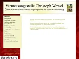 Sites similar to vermessung-wewel.de
