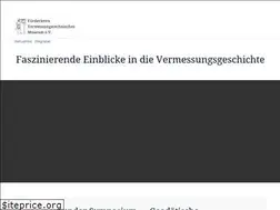Sites similar to vermessungsgeschichte.de