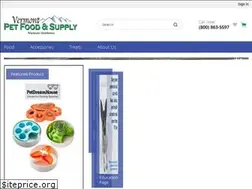 Sites similar to vermontpetfood.com
