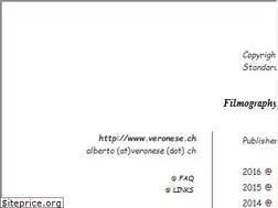 Sites similar to veronese.ch