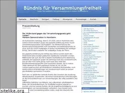Sites similar to versammlungsgesetz.wordpress.com