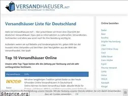 Sites similar to versandhaeuser.net
