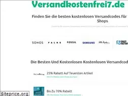 Sites similar to versandkostenfrei7.de
