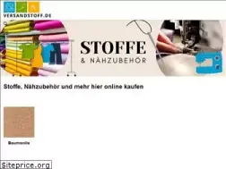 Sites similar to versandstoff.de