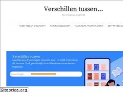 Sites similar to verschillen-tussen.nl