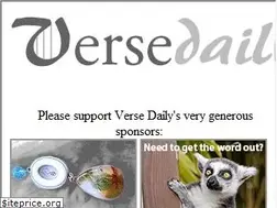 Sites similar to versedaily.org