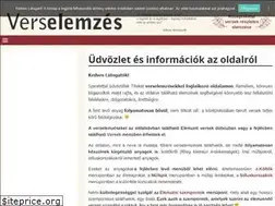 Sites similar to verselemzes.hu
