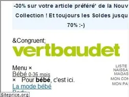 Sites similar to vertbaudet.fr
