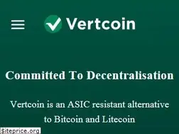 Sites similar to vertcoin.org