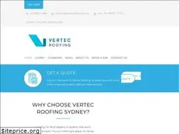 Sites similar to vertecroofing.com.au