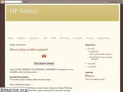 Sites similar to verticadatabases.blogspot.com