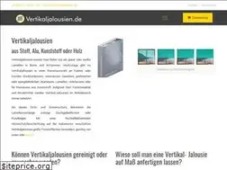 Sites similar to vertikaljalousien.de
