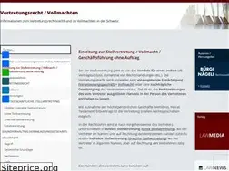 Sites similar to vertretungsrecht.ch