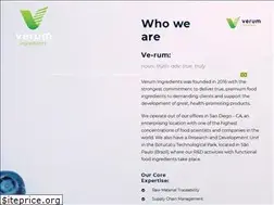 Sites similar to verumingredients.com