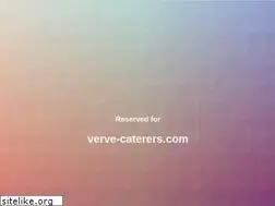 Sites similar to verve-caterers.com