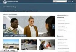 Sites similar to verwaltung.uni-koeln.de