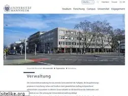 Sites similar to verwaltung.uni-mannheim.de