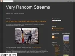 Sites similar to veryrandomstreams.blogspot.com