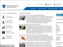 Sites similar to verzeichnis-anwalt.de