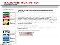 Sites similar to verzeichnis-sportwetten.de