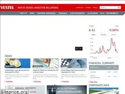 Sites similar to vesbe.vestelinvestorrelations.com