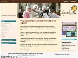 Sites similar to vesperkirche-schweinfurt.de