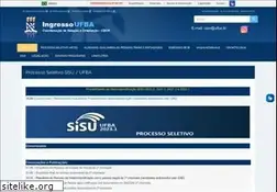 Sites similar to vestibular.ufba.br