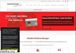 Sites similar to vestische.de