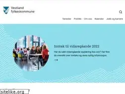 Sites similar to vestlandfylke.no