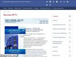 Sites similar to vestnik.mstu.edu.ru