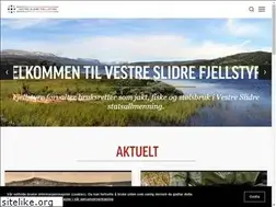 Sites similar to vestre-slidre-fjellstyre.no
