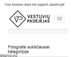 Sites similar to vestuviupadejejas.lt