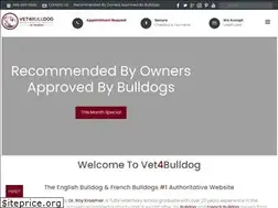 Sites similar to vet4bulldog.com