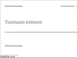Sites similar to vetelinkotiseutuyhdistys.fi