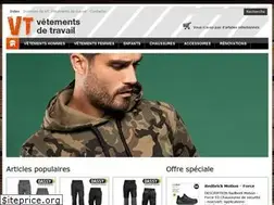 Sites similar to vetementstravail.be