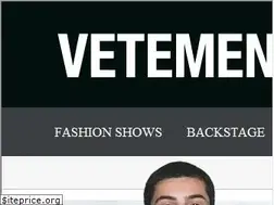 Sites similar to vetementswebsite.com