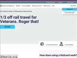 Sites similar to veterans-railcard.co.uk