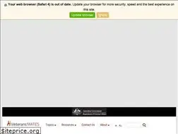 Sites similar to veteransmates.net.au